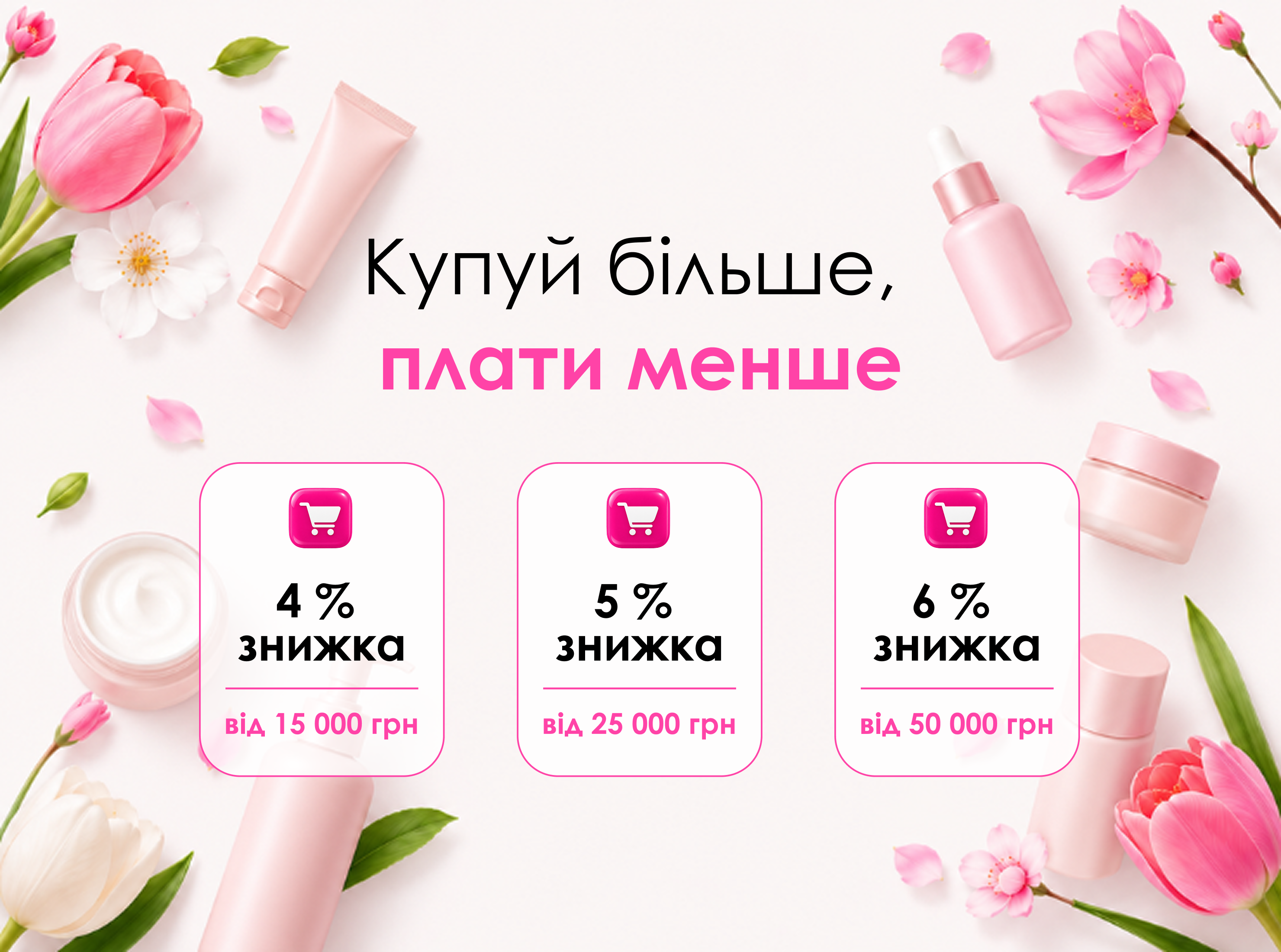 Купуй більше, плати менше